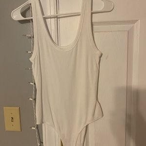 White target body suit